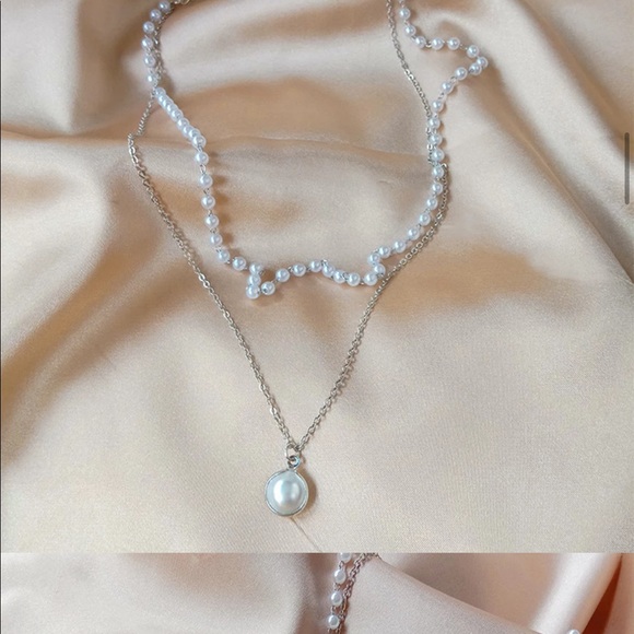 Elegant Pearl Chocker Layer Necklace - Picture 9 of 9
